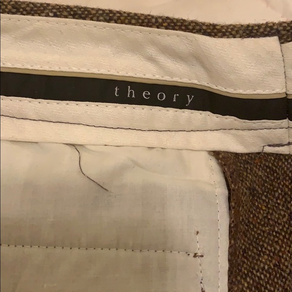 Wool Theory Brown Tweed pants - Picture 4 of 4